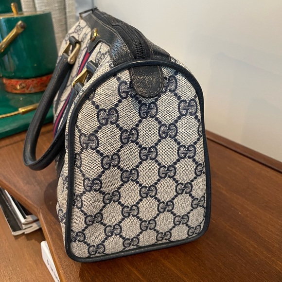 Vintage 1980s Gucci Boston Bag - Picture 3 of 10